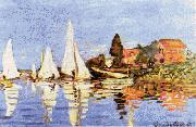 Claude Monet Regatta at Argenteuil oil painting reproduction